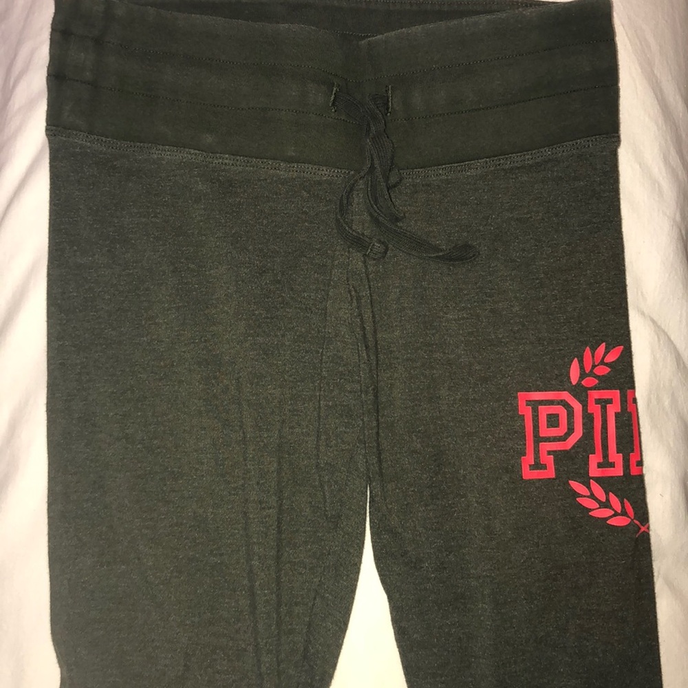 Pink leggings dark green orange detail size SX